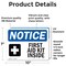 Signmission First Aid Kit Inside Sign With Symbol, 10 in W x Rectangle, Vinyl Decal OS-2PACK-NS-D-710-L-12740 - alternate 4